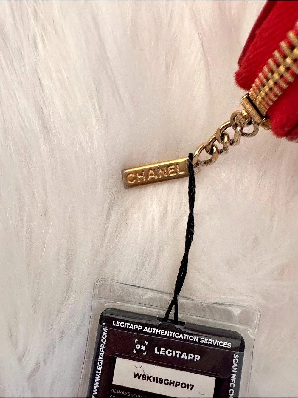 Chanel Red Puzzle Patent Leather Long Zip Around Wallet with Gold-Tone Hardware